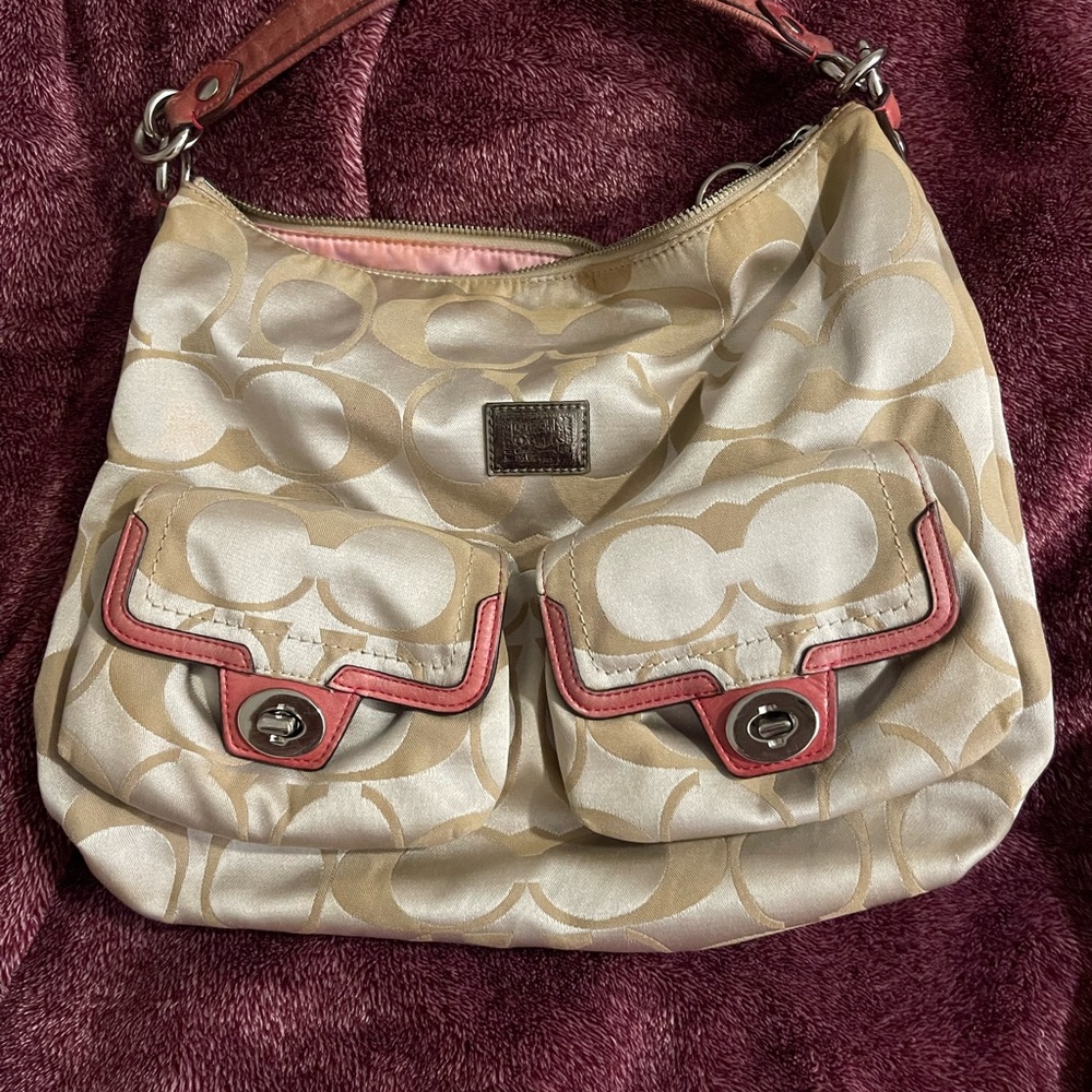 Coach poppy shoulder bag